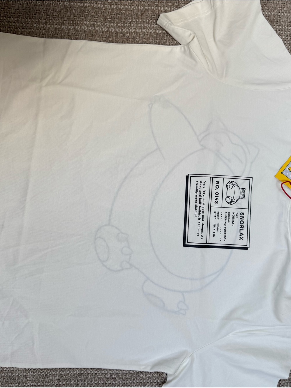 Target X Pokemon White Snorlax Short Sleeve Tee